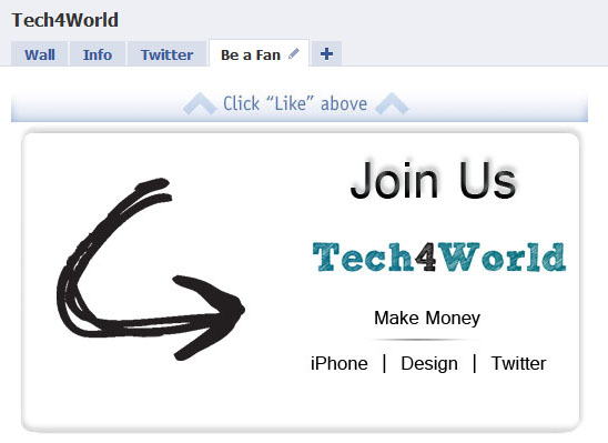 tech4world facebook fan page