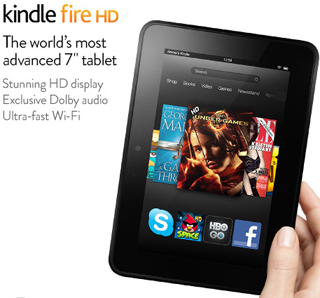 Alternative 2: Amazon Kindle Fire HD: