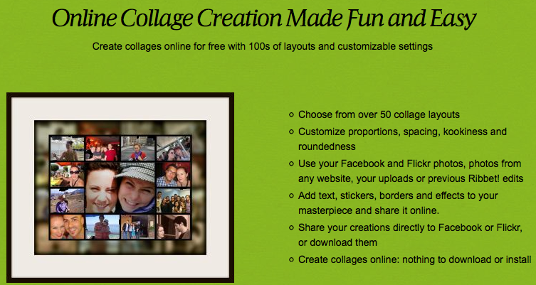 Online Collage Creation Made Fun and Easy - Ribbet
